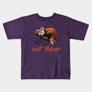 Panda Day - to Do List Nothing - Cute Fluffy Animal - Procrastinate Kids T-Shirt